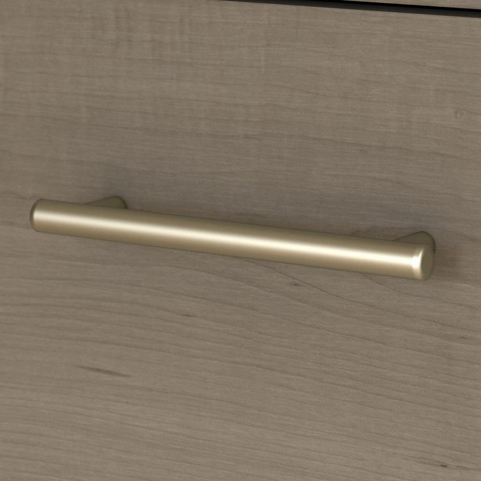 Bush Furniture Somerset 60W L Shaped Desk with Storage Ash Gray