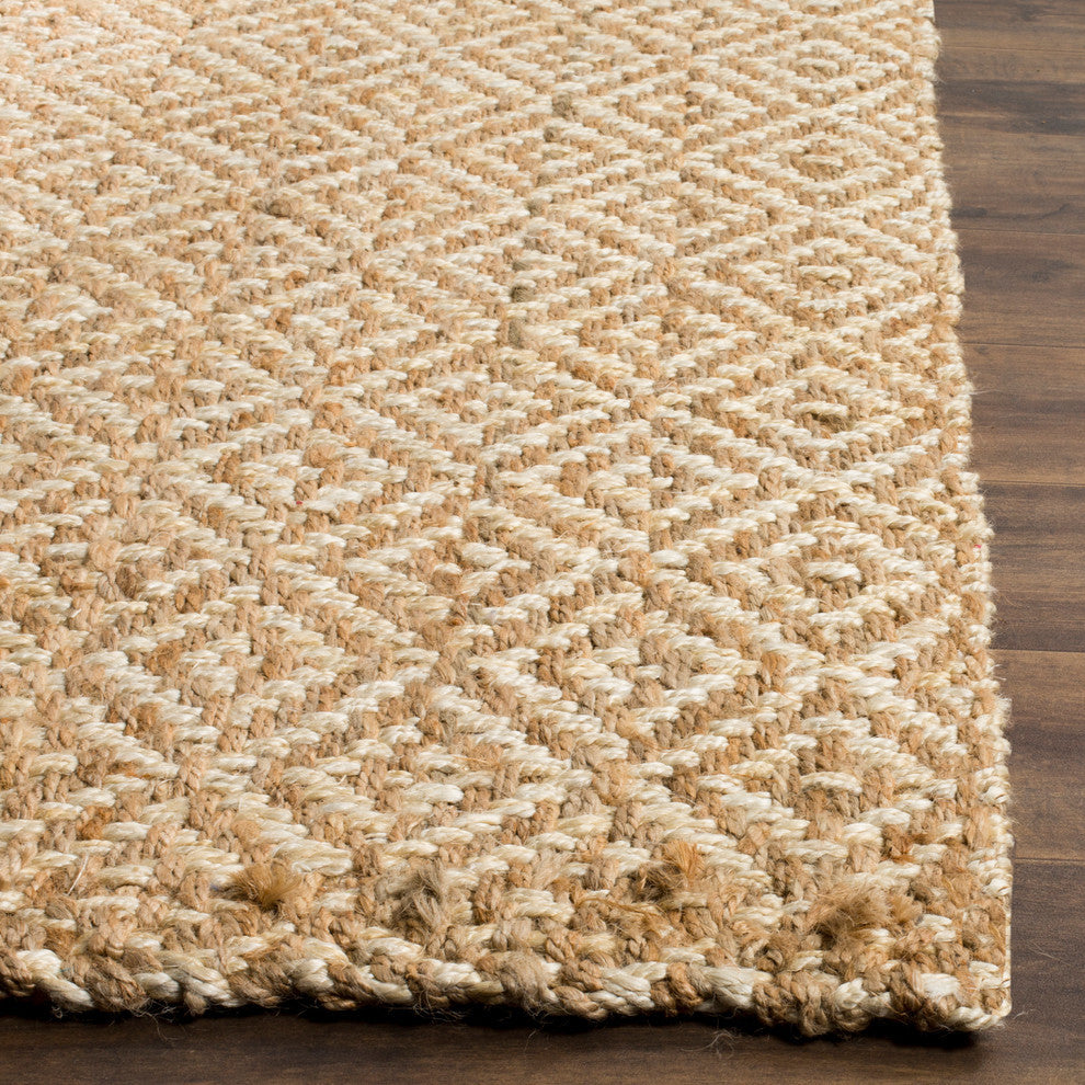 Safavieh Natural Fiber Collection NF261 Rug, Ivory/Natural, 11' X 16'