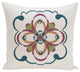 Kaleidoscope Too Geometric Print Outdoor Pillow, Deep Sea, 18"x18"