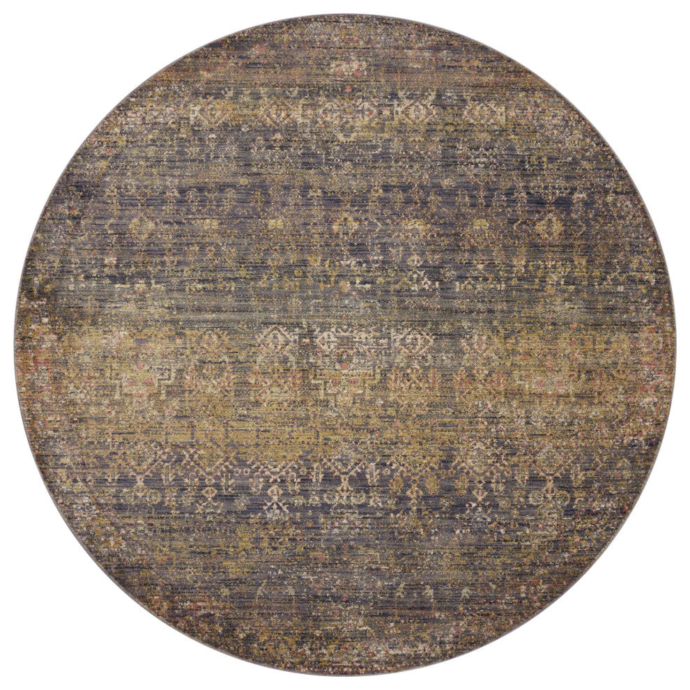 Jean Stoffer x Loloi Bradbury Ink / Multi 2'-6" x 10'-0" Runner Rug