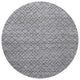 Ahgly Company Indoor Round Mid-Century Modern Area Rugs, 3' Round