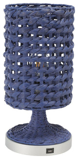 Safavieh Knowles Table Lamp With USB Port Blue