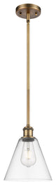 Innovations 516-1S-BB-GBC-82 1-Light Mini Pendant, Brushed Brass
