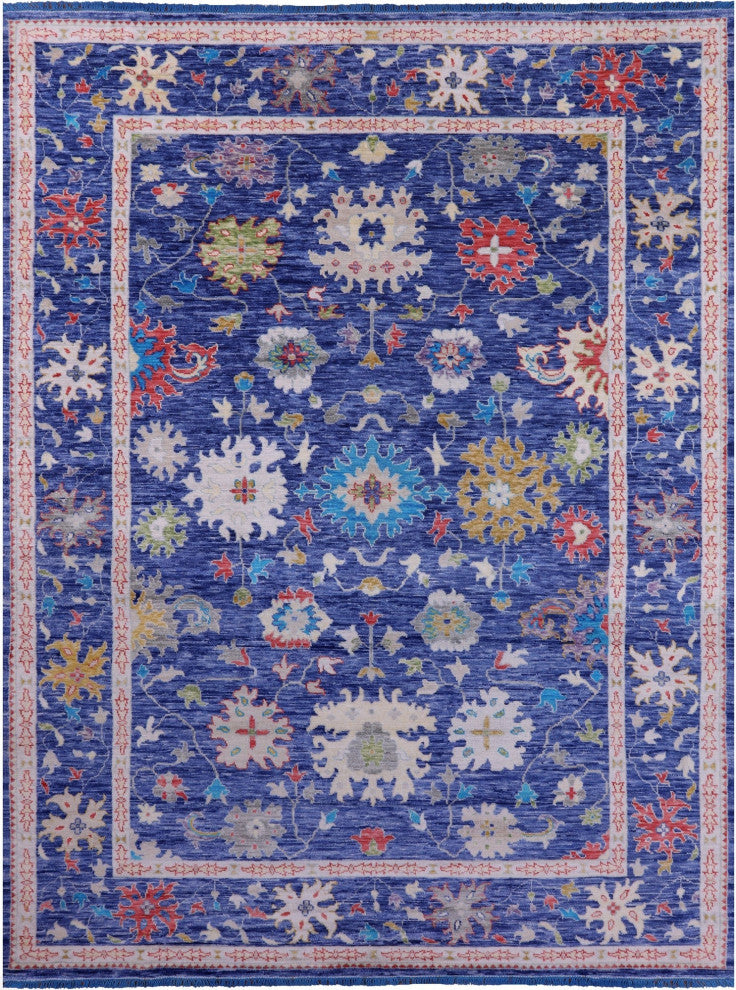 10' 1" X 13' 10" Turkish Oushak Handmade Rug - Q15609