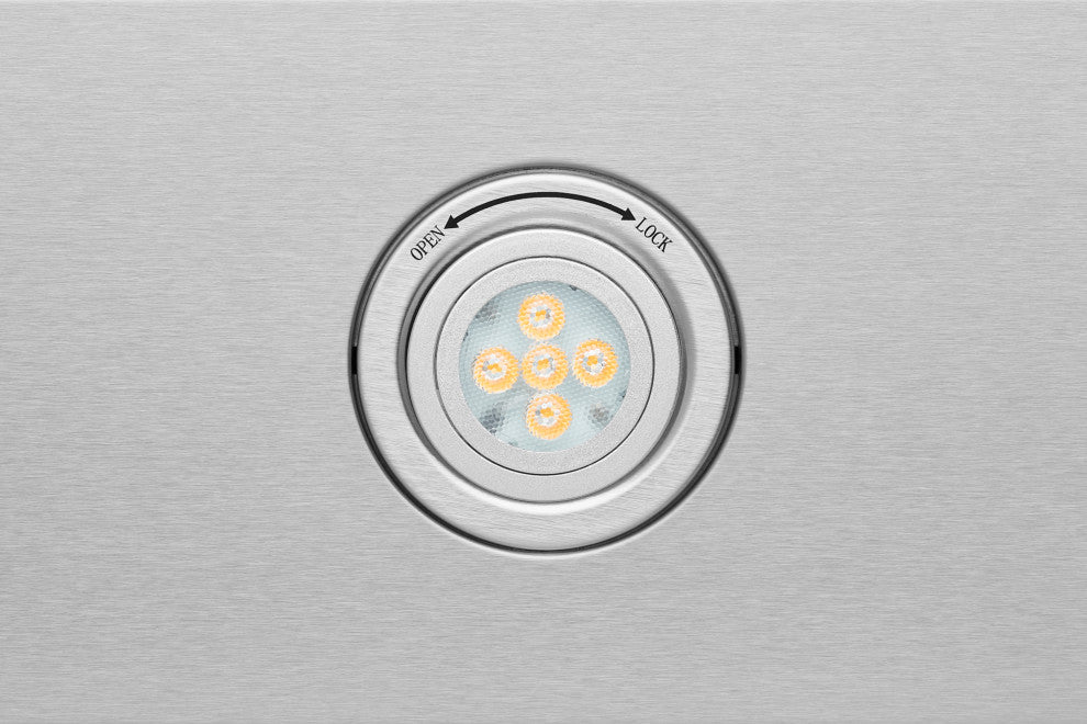 Hauslane | Chef Series PS18 Under Cabinet Kitchen Range Hoods, Stainless Steel, 30"