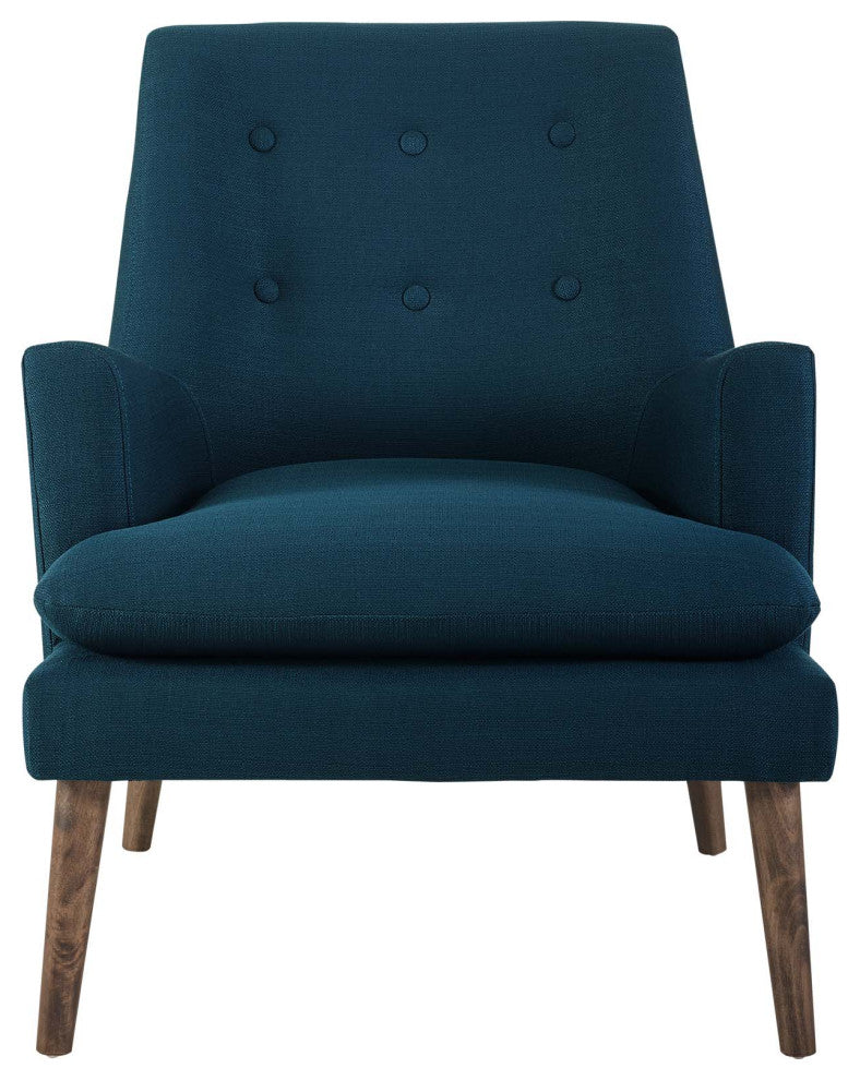 Leisure Upholstered Lounge Chair Azure