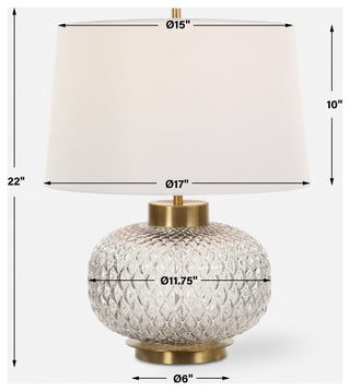 Uttermost Estelle Glass Table Lamp