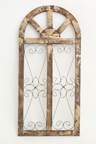 Venice Farmhouse Wall Window, 20"x42", White