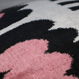 Canvello Pink Black White Pillows With Decorative Cover 16"x16"