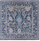 10' Square Handmade Turkish Oushak Wool Rug - Q14957