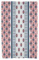30x60" Scrambled Prints, Geometric Print Beach Towel, Coral