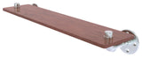 Pipeline Ironwood Shelf, Polished Chrome, 22"