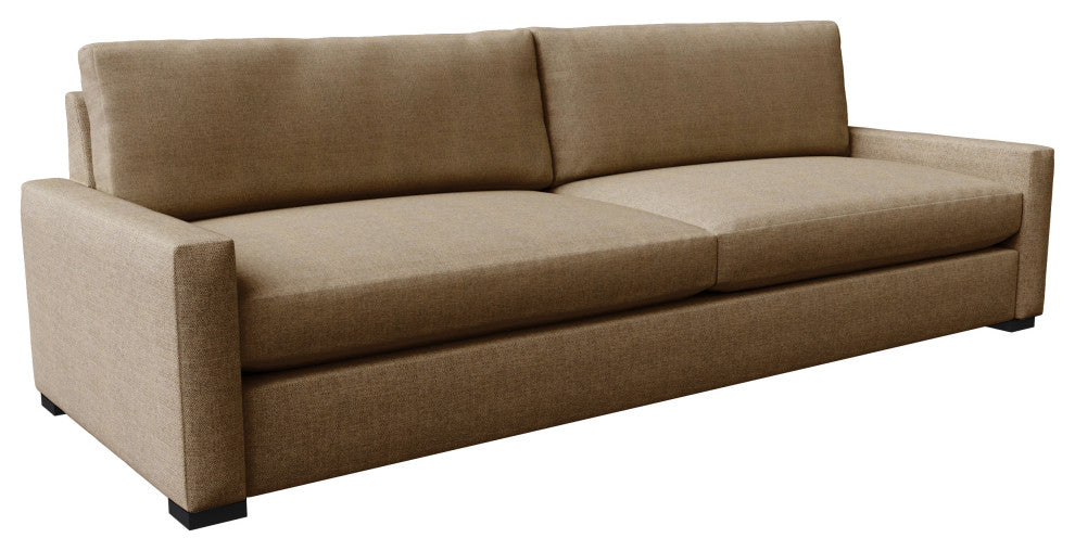 Nativa Interiors Revolution Sofa 105", Brown, Depth: Classic