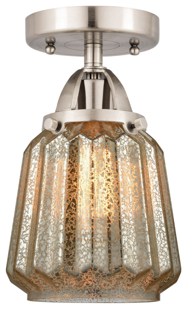 INNOVATIONS LIGHTING 288-1C-SN-G146-LED Chatham 1 Light 6 inch Semi-Flush Mount