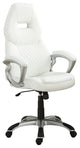 Adjustable Height Office Chair, White