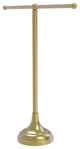 Vanity Top 2 Arm Guest Towel Holder, Satin Brass