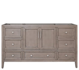 Avanity Everette 60 in. Single Vanity Only in Gray Oak