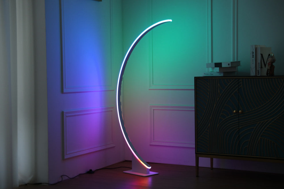 Half-Moon 56" Full-Arched 35W LED Floor Lamp