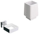 WS Bath Collections Dado 61201.29+61221.09 Dado - Polished Chrome