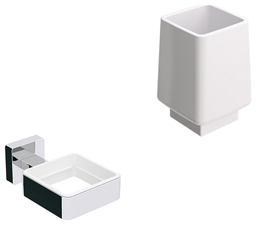 WS Bath Collections Dado 61201.29+61221.09 Dado - Polished Chrome