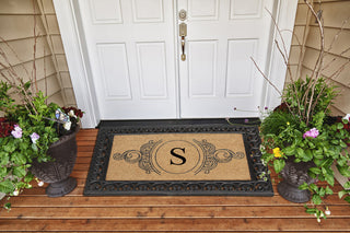 A1HC Heavy Duty Single/Double Rectangle Doormat Black/Beige, 30"x48", S