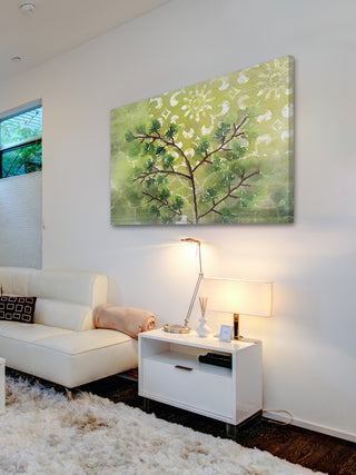 "Green Sensation II" Print on Canvas by Irena Orlov