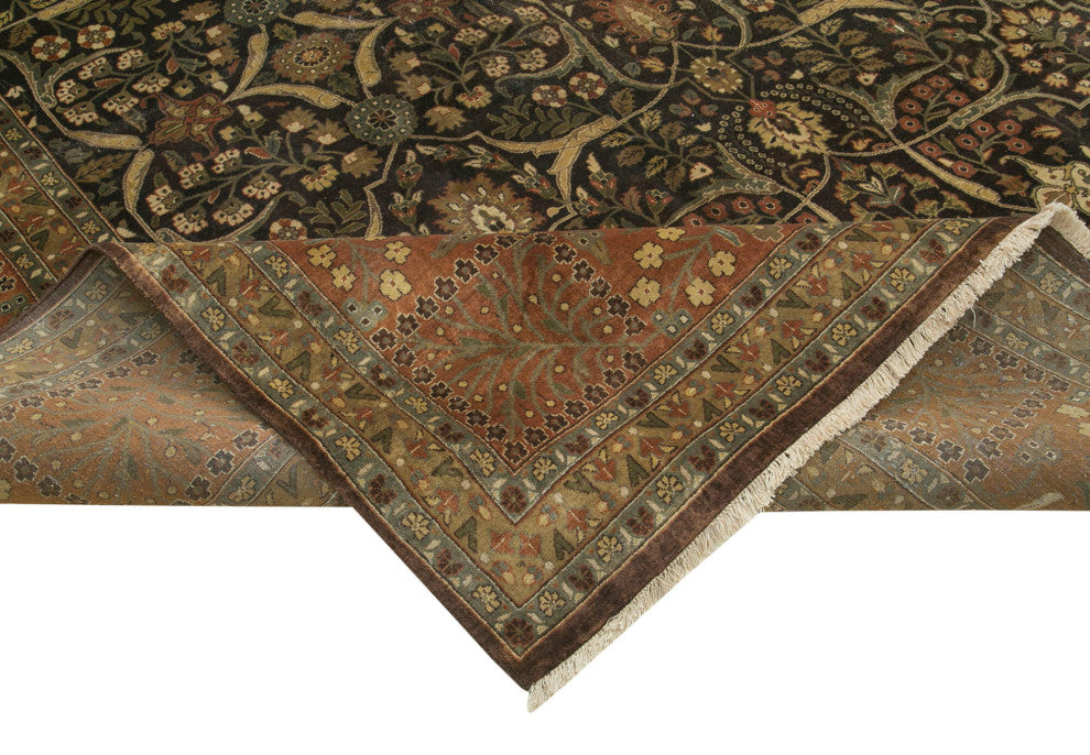 Rug N Carpet - Handmade Oriental 12' 4" x 15' 10" Oversize Oushak Area Rug