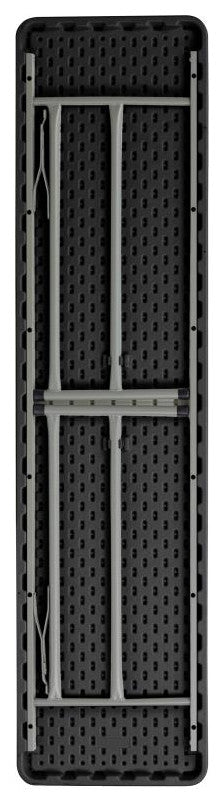 Kathryn 6-Foot Plastic Folding Training Table, Black