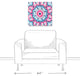 Bright Mandala 20x20 Canvas Wall Art