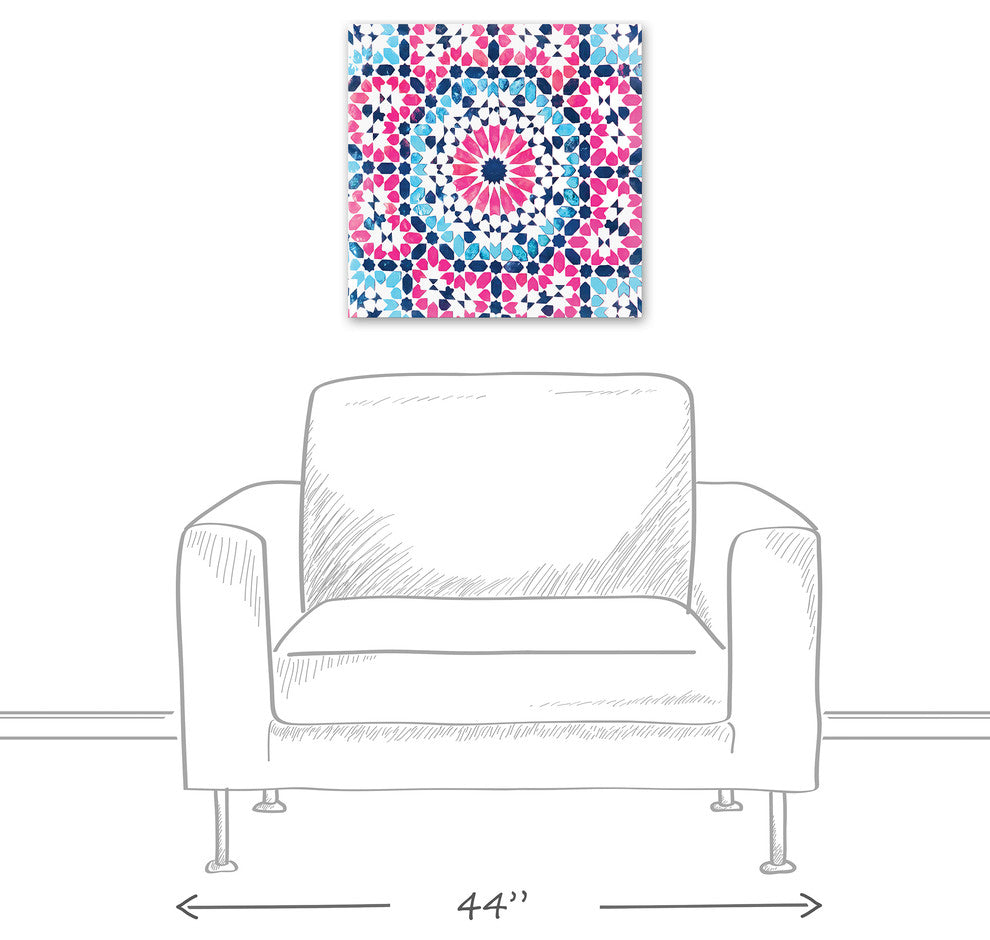 Bright Mandala 20x20 Canvas Wall Art