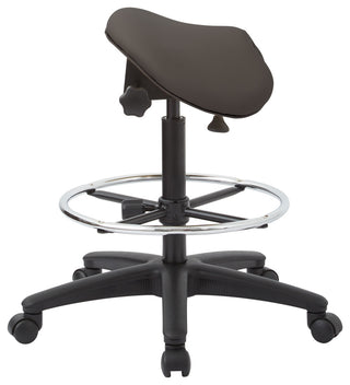 Pneumatic Drafting Backless Stool With Adjustable Seat and Foot Ring