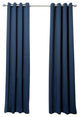 Solid Grommet Top Thermal Insulated Blackout Curtains, Navy, 108"