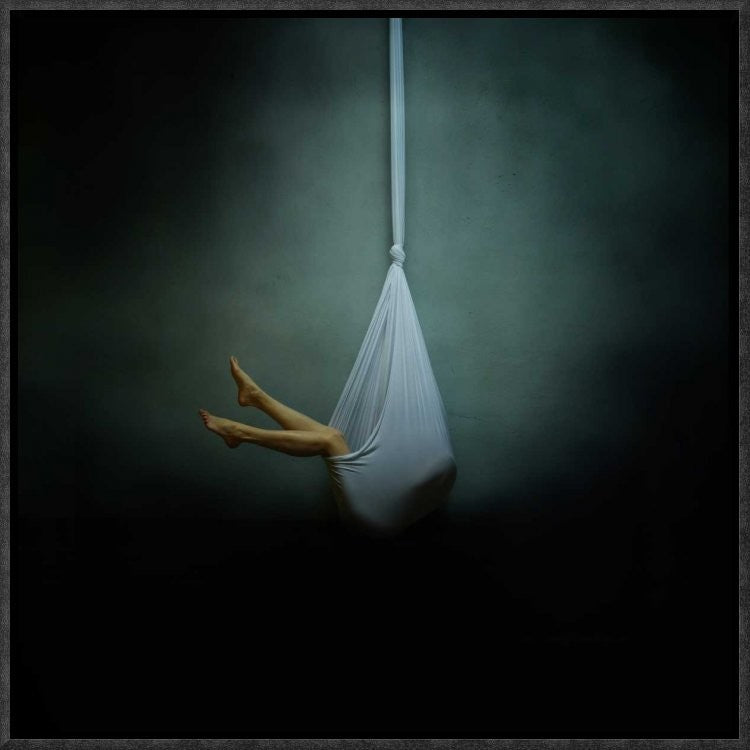 "Untitled" Framed Canvas Giclee by Yaroslav Vasiliev-Apostol, 17x17"