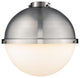 Innovations HFS-121-SN Hampden 12" Matte White Glass
