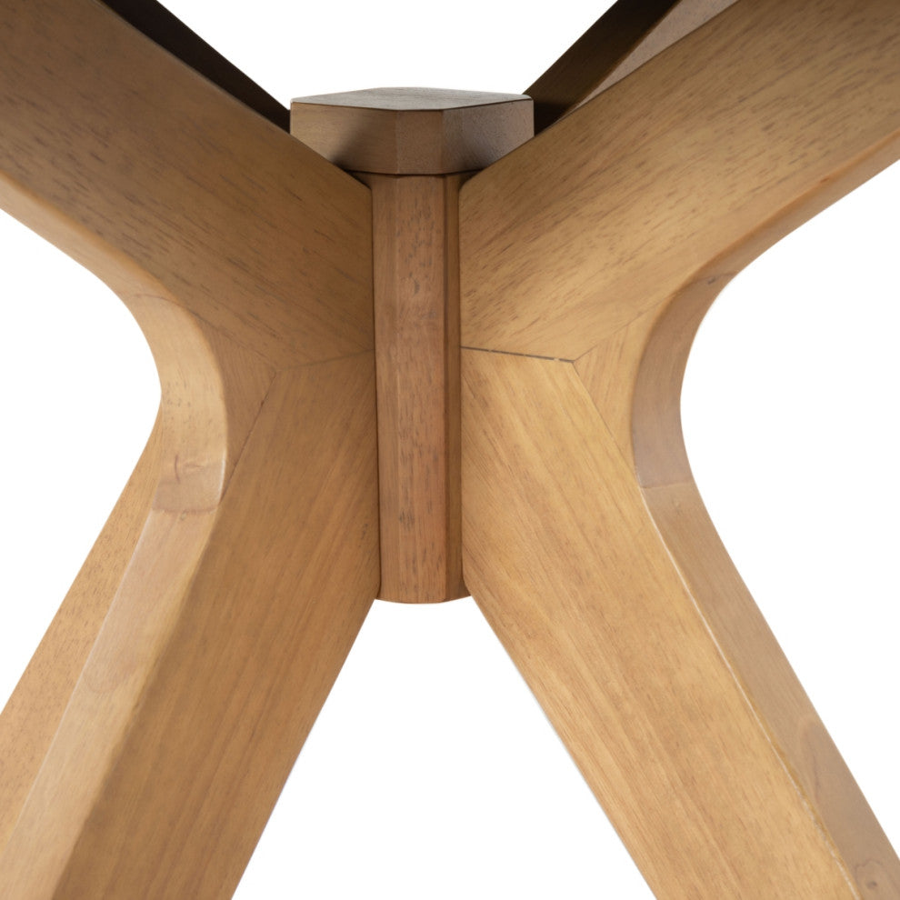 Safavieh Couture Carolee 46" Round Dining Table, Natural