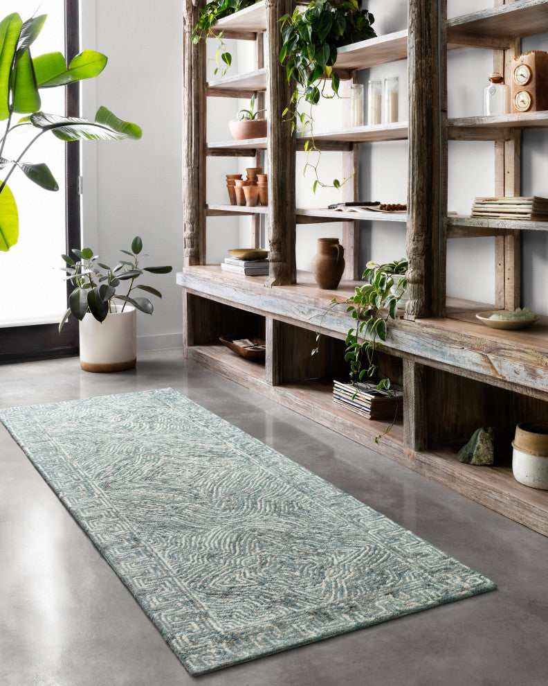 Denim Wool Ziva Area Rug, 11'6"x15'