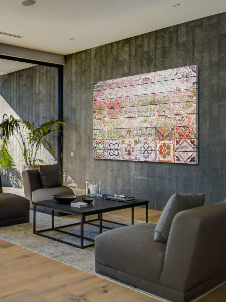 "Settat 2" Print on White Wood, 45"x30"