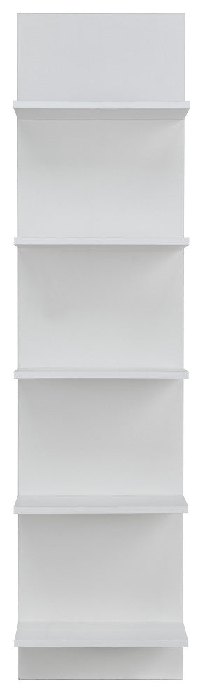 Danya B. Tiered Wide Column Wall Shelf, White