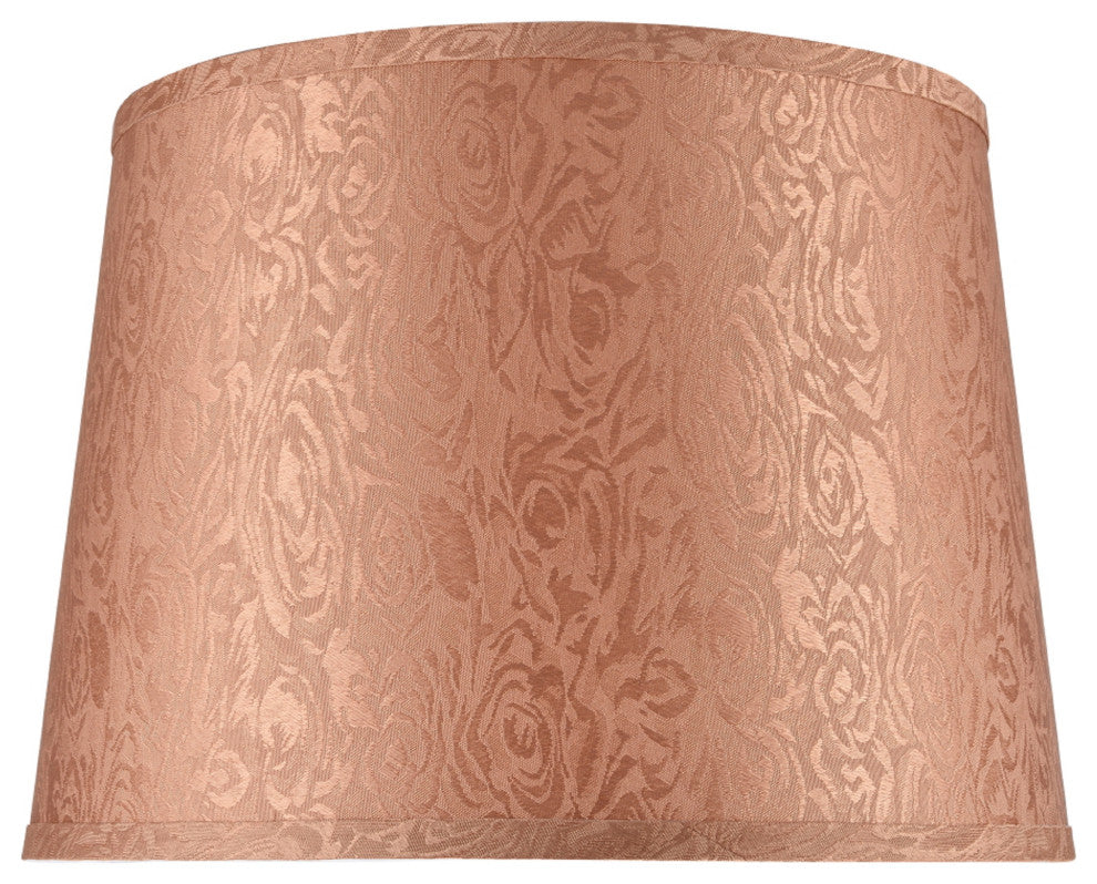 32144 Hardback Empire Shape Spider Lamp Shade, Brown, 14" wide, 12"x14"x10"