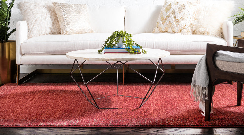 Unique Loom Terracotta Del Mar Abigail 5' 0 x 8' 0 Area Rug