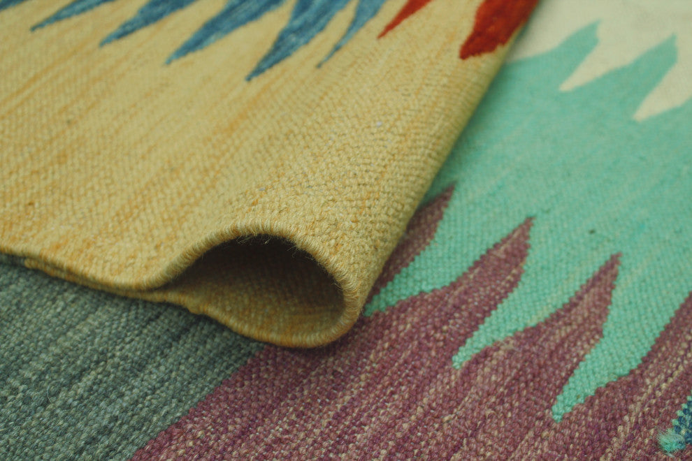 Winchester Kilim Benefsha Green Rug