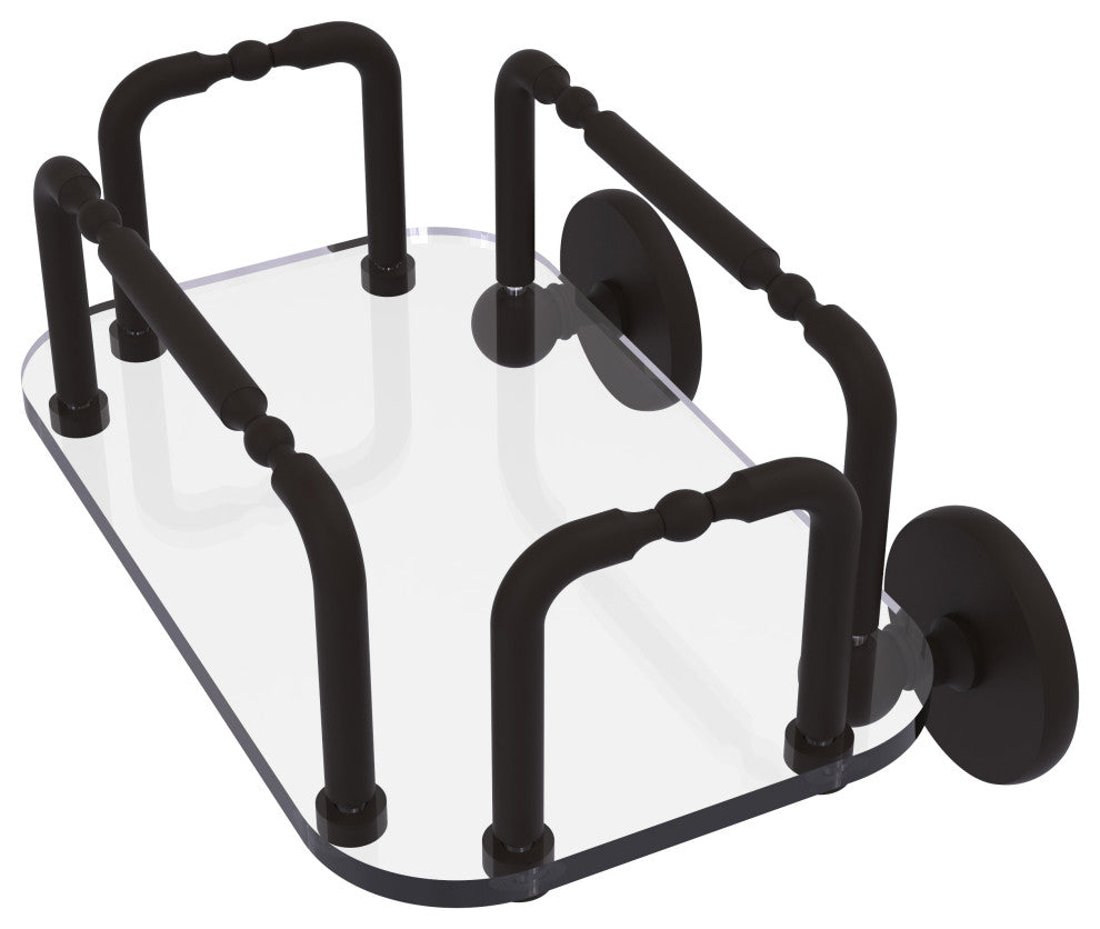 Skyline Wall Mounted Guest Towel Holder, Oil Rubbed Bronze