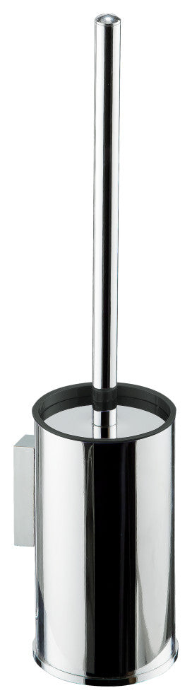 Wall toilet brush, Chrome