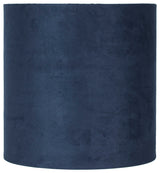 Classic Drum Suede Lamp Shade, 10"x10"x10", Navy Blue