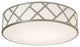 Haven 17'' Flush Mount, Satin Nickel