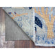 Chrome Gray 100% Wool Afghan Peshawar Hand Knotted Runner Rug, 2'6"x7'10"
