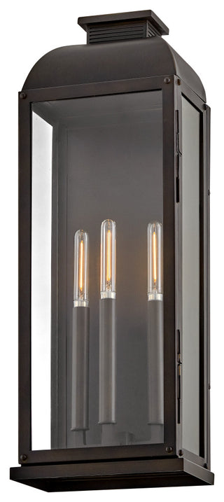 Hinkley Tiverton Large Wall Mount Lantern, Dark Oxidized Brass