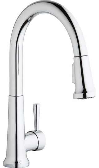 LK6000CR Everyday Deck Mount Kitchen Faucet With Pull-down Spray, Chrome