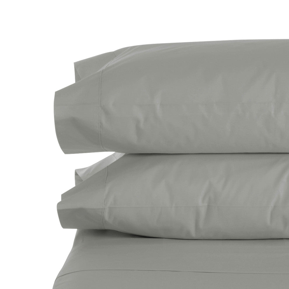 1800 Count Bamboo Feel Pillow Case Set Queen/Standard or King Set of 2 Cases, Si