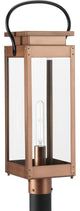 Union Square One-Light Antique Copper Urban Industrial Outdoor Post Light